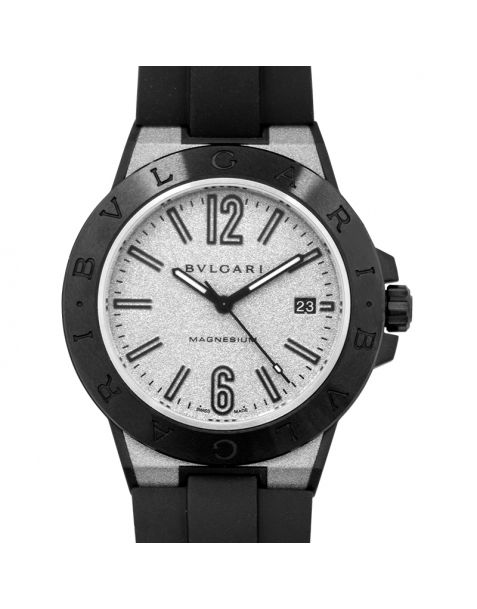 Bvlgari Magnesium Automatic Silver Dial Men's Watch
