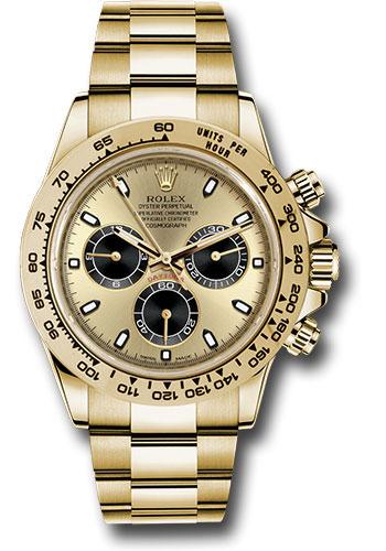 Rolex Yellow Gold Cosmograph Daytona 40 Watch - Champagne And Index Dial - 116508 chbki