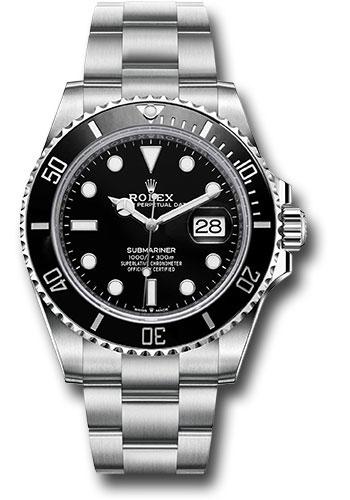 Rolex Steel Submariner Date Watch - Black Bezel - Black Dial - 2020 Release - 126610LN