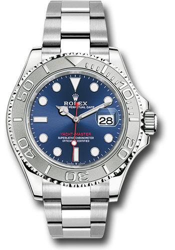 Rolex Steel and Platinum Yacht-Master 40 Watch - Blue Dial - 3235 Movement - 126622 blu