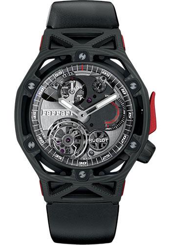 Hublot Techframe Ferrari Tourbillon Chronograph Carbon Limited Edition of 70 Watch-408.QU.0123.RX