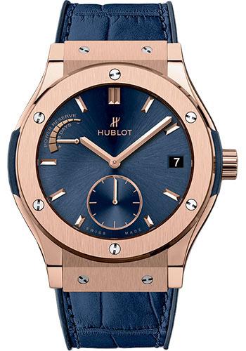 Hublot Classic Fusion Power Reserve King Gold Blue Watch-516.OX.7180.LR