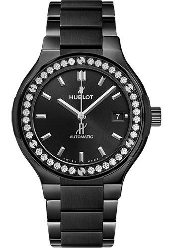 Hublot Classic Fusion Black Magic Diamonds Watch-568.CM.1470.CM.1204