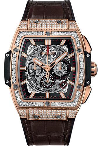 Hublot Spirit Of Big Bang King Gold Jewellery Watch - 45 mm - Sapphire Dial-601.OX.0183.LR.0904