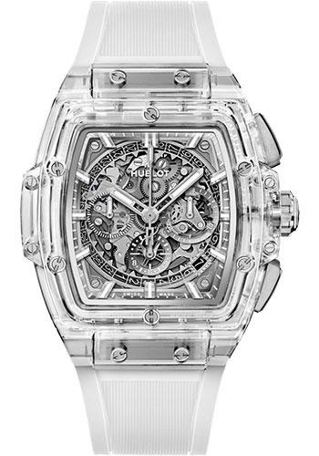 Hublot Spirit of Big Bang Sapphire Watch - 42 mm - Sapphire Dial - Transparent Strap Limited Edition of 200-641.JX.0120.RT