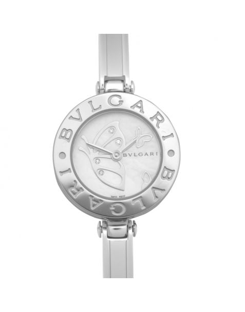 Bvlgari Quartz Mother Of Pearl Dial Diamond Ladies Watch