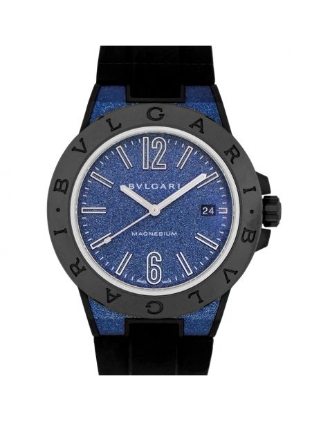 Bvlgari Magnesium Automatic Blue Dial Men's Watch