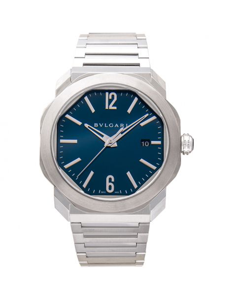 Bvlgari Octo Roma Blue Steel 41mm OC41C3SSD – Lux Time Inc