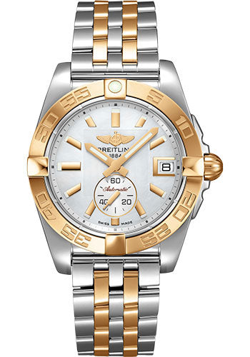 Breitling Galactic 36 Automatic Watch - Steel & rose Gold - Pearl Dial - Two-Tone Bracelet - C37330121A1C1