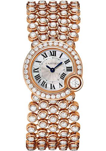 Cartier Ballon Blanc de Cartier Watch - 24.2 mm Pink Gold Case - Mother-of-Pearl Diamond Dial - Mother Of Pearl Bracelet - HPI00758