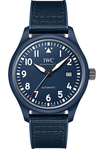 IWC Pilot’s Watch Automatic Edition Laureus Sport for Good Watch - Ceramic Case - Blue Dial - Blue Rubber Strap Limited Edition of 750 - IW328101