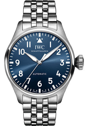 IWC Big Pilot's Watch 43 - Stainless Steel Case - Blue Dial - Stainless Steel Bracelet - IW329304