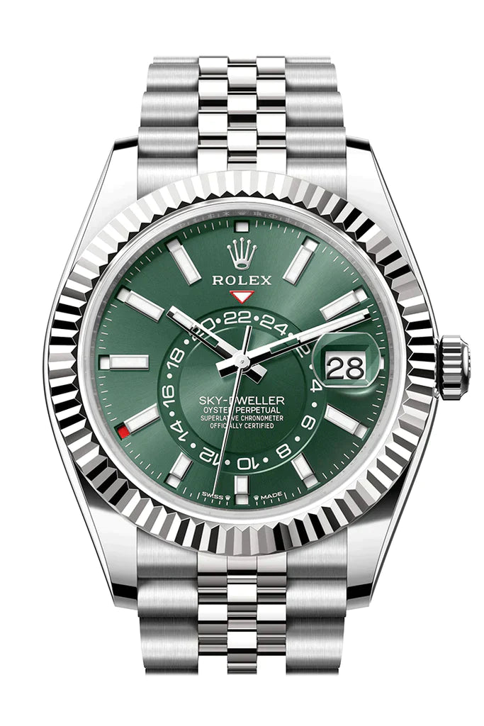 Sky dweller silver online